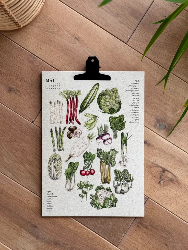 Saisonkalender Gemüse - für nachhaltiges Kochen