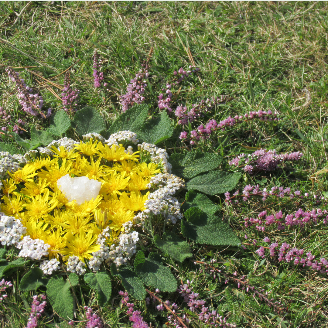 Mandala mit Kindern legen