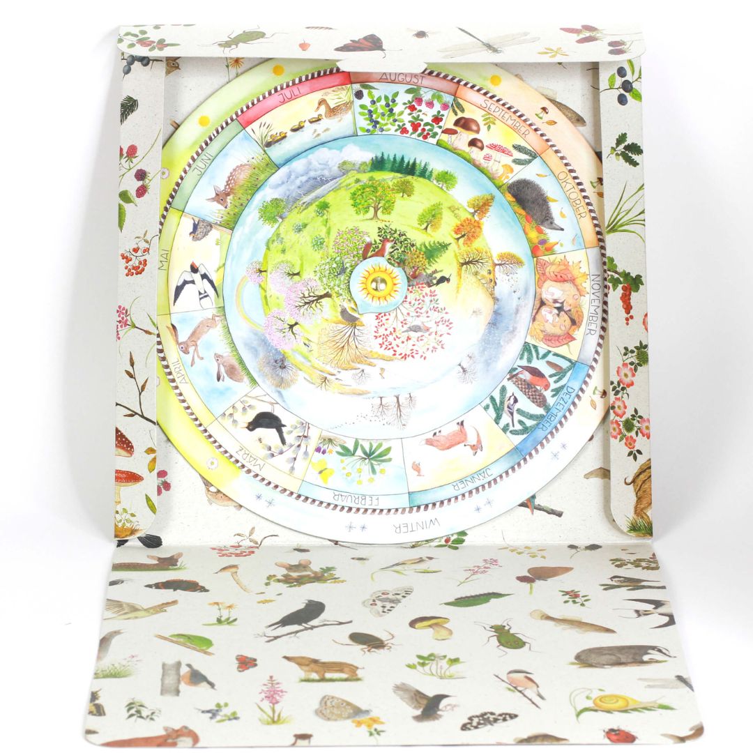 Kinder entdecken spielerisch die Jahreszeiten - Montessori